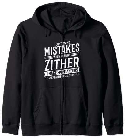 Zither Player Musikinstrument Musik Zither Kapuzenjacke