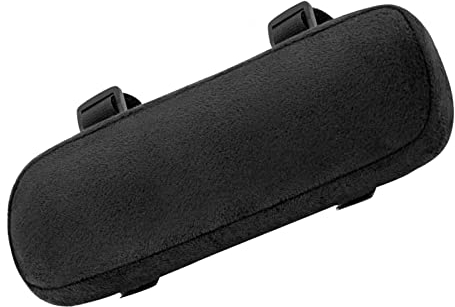harayaa Armlehnenpolster Aus Memory Foam, Bequeme Armlehnenpolster für Bürostühle, Gaming Stuhl, Schwarz