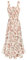 GRACE KARIN Boho-Kleid Damen Blumen Bestickt Freizeitkleid Trägerkleid Böhmisch Wickelkleid Schwingen Kleid Sommer S Beige-Braun Blume