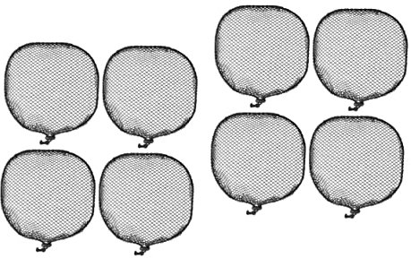 minkissy 8pcs Elastic Wig Band Cap Stretchy Wig Hat Elastic Net Quality Material Lightweight