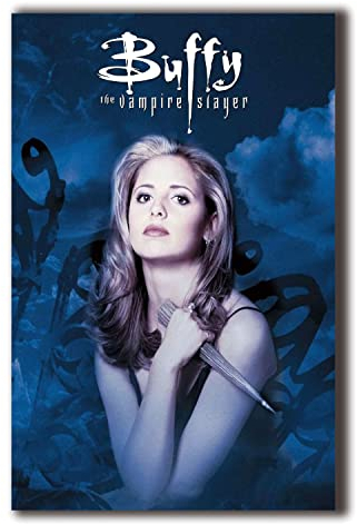 Buffy the Vampire Slayer Poster auf Leinwand – 28 x 43 cm – ungerahmtes Poster (11 x 17 Zoll) – Geschenk