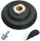 Waies 4 Inch Rubber Backer Pad/Flexible Rubber Backing Pad with Thread Drill Adapter, Sanding Disc Car Polishing Pad Backing Plate for Angle Grinder Buffer Polisher Attachment- Arbor M14