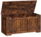 Hzuaneri Truhenbank mit Stauraum, Sitzbank mit Stauraum, Sitztruhe mit 2 Sicherheitsscharnieren, Aufbewahrungsschrank, 40 x 100 x 48 cm, für Flur, Schlafzimmer, Wohnzimmer, Vintage Braun SB01001X