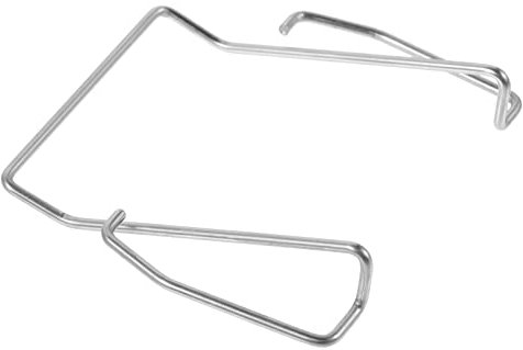 SUPVOX Metal Microphone Belt Clip, Universal Mic Holder Rack, Replacement Belt Clip for Wireless Body Pack, Silver