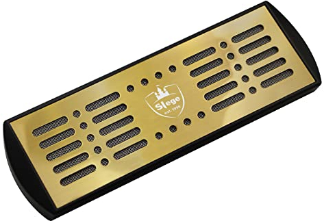 Luftbefeuchter für Zigarren, SLEGE Luftbefeuchter, Zigarren-Humidor, Edelstahl, mit Klettverschluss, Gold