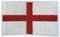 England Flag Embroidery Patch Iron on or Sew on Embroidered Motif Transfer English Flag Saint George's Cross