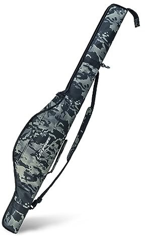 Starnearby Borsa per Canna da Pesca con Tracolla Regolabile - Custodia Portatile di Grande Capacità per Attrezzatura, Mulinello, Esche