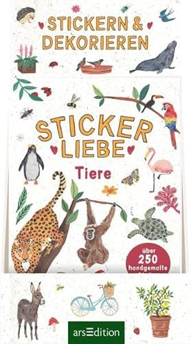 Display Stickerliebe: Mit 4 x 6 Ex. | Wunderschöne Deko-Aufkleber zum Verzieren und Gestalten