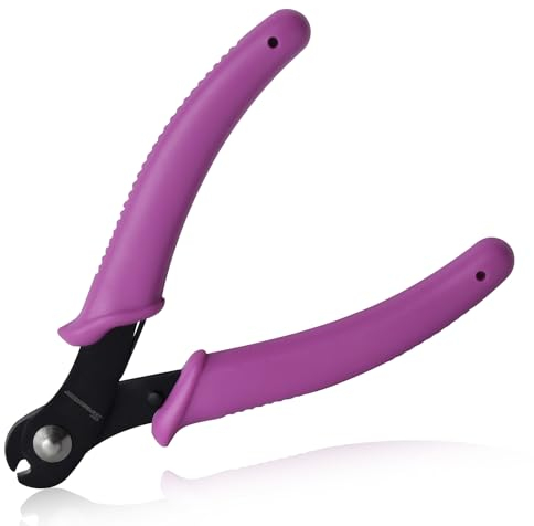 SPEEDWOX 12,7 cm große Memory-Drahtschneidezange, Schmuck, Papageienschnabel, Drahtschneider, Armbandzange, Memory-Drahtschere, bündiger Schnitt, Perlen, Hobby, Arbeitswerkzeug für Kunst und Handwerk,