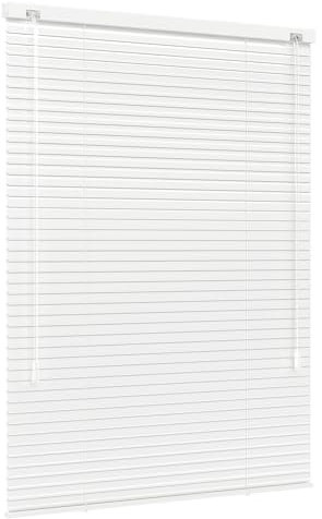 Jalousiescout Lightless Jalousie Aluminiumjalousie, Verdunkelungsrollo, Innovative Verdunkelungstechnik, Sichtschutz, ohne Bohren, 75 x 200 cm (BxH), Weiß glänzend