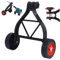 String Trimmer Support Räder Anhang Verstellbare Räder Auxiliary Walk hinter Unkraut Wacker Rädern Rasenmäherteile & Zubehör Unkraut niedlicher auf Rädern Schwarz