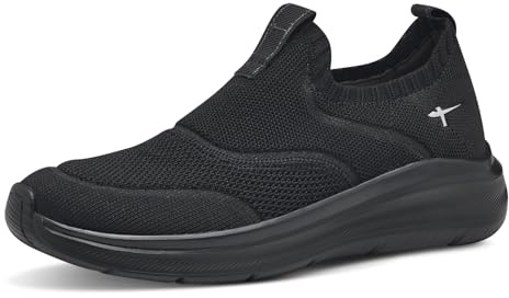 Tamaris Comfort baskets Slip On femme à enfiler vegan, Black, 40 EU