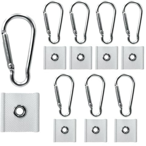 Markisen-Clips für, Wohnmobil-Markisen-Clips - Robuste Markisenhaken | Kleiderhaken, Baldachin-Clip, Metall-Zelthaken, 16 Stück, Zubehör für Camping-Wohnmobil-Vorzelte