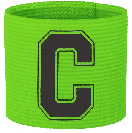 55 Sport Fußball Kapitänsbinde für Erwachsene und Junior, Grün