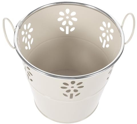 Levemolo Rustikaler Blumentopf aus Eisen kreative Blumenbehälter Mehrzweck-Blumeneimer für die Inneneinrichtung