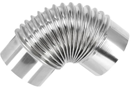 KOMBIUDA Ofenabgasrohr Aus Schornsteinrohr Für Holzöfen Ofenbogen Abgasrohr Verlängerungsrohr Schornsteinbogen Ofenrohrbogen Für Campingöfen Gasabzugsrohr Ofenabzugsrohrbogen