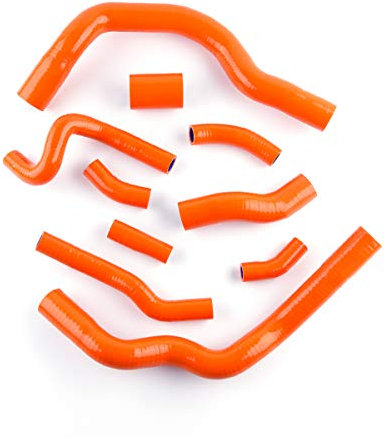 ASYXPCRH Kit tubo refrigerante in silicone per radiatore BMW Mini Cooper S R52 R53 2001-2006 (arancione)