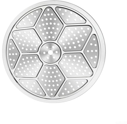 Zilimontt Stainless Steel Steaming Rack, Round Steaming Stand, Multifunctional Steamer Rack, for Pot, Steaming Tray, Pressure Cooker, Cooking(29cm)