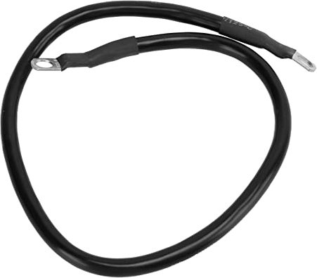 Câble de Batterie de Fil de Masse 4AWG, Résistant à L'usure à Haute Température pour les Voitures, les VR, les Campeurs, les Bateaux, Peut être utilisé avec L'onduleur, etc.