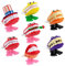 MINISOISO 7 Piezas Juguetes de Cuerda Diente para Niños, Wind Up Juguetes Divertidos, Juguete de Relojería Dientes, Juguete Dental, Regalos de Fiesta para Niños