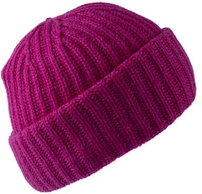 ENEA CASHMERE Cappello a Coste 100% Lana Merinos Extrafine, Made in Italy, Berretto Invernale Unisex, Taglia Unica