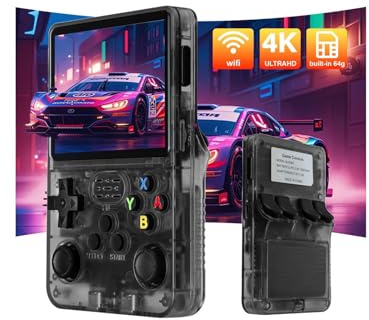 R36s Retro Handheld Game Console Features A 3.5 Inch Ips Oca Hd Mipi Display, An Open-Source Linux System And 1,500 Games, And Comes With A Built-In 64gb Tf Card; It Is A Portable Game Console