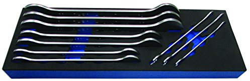 Laser 6996 Ultra Thin Open Ended Spanner Set 10pc