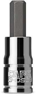 Capri Tools 6 mm Hex Bit Socket, 1/4-Inch Drive, Metric - 3-0536