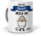 Taza Única del Madrid | Ser del Madrid Mola un Huevo | Frase Especial para Aficionados Madridistas | Idea de Regalo Original fútbol | Taza de Desayuno, Té o Café | Taza de Cerámica | Capacidad 350ML