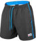 Mount Swiss Männer Badehose Dario mit seitlichen Taschen Gesäßtasche I Modische Herren Shorts Schwimmen Freizeit Wassersport I Badeshorts in der Farbe Dunkelgrau, Größe 5XL