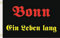 U24 Flagge Fahne Bonn ein Leben lang 90 x 150 cm