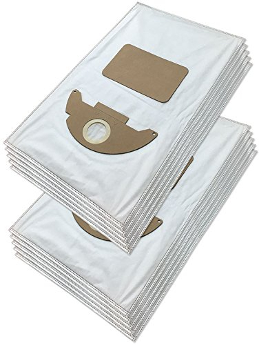 MohMus 10 Premium Sacs Aspirateur pour KÄRCHER 2501, 2601, 3001, 3004, 6.904-143.0 Filterset, 6904-143