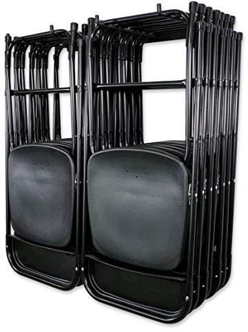 StoreYourBoard BLAT - Scaffale doppio portaoggetti per sedie, ganci per montaggio a parete, può contenere 90,7 kg, pieghevole, patio, campeggio e sedie da spiaggia