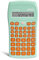 Osama – Wissenschaftlicher Rechner Schule, Universität und Büro 56 Funktionen, 10 Stellen in Mantisse, 2 im Exponent + Hartschalen-Schiebeetui, Profi-Rechner 9.6 x 2 x 16.3 cm, Hellgrün/Orange