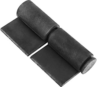 TSSS 4 PCS 85 x 40mm Weldable Lift Off Hinges, Door Gate Flag Hinges Rotation Angle, Removable Pin, Load 100 KG