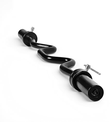 CAP Barbell Olympic Super Curl Bar, Black (2-Inch)