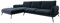 Mirjan24 Ecksofa Sanrino LC, Eckcouch, Polstersofa, Couch, L-Form Sofa, Metallfüße, Polsterecke, Polstergarnitur, Wohnlandschaft, Farbauswahl (Zetta 300, Seite: Links - LC-2R)