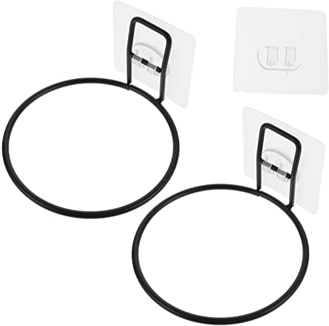 Mipcase Lot de 2 mangeoires murales à suspendre pour animaux domestiques - Fixation fixe et cadre - En fer - Pour chat - Support mural pour chiens et chats - Évier surélevé
