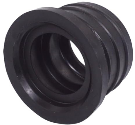 SKIR'CO (2 piezas) Negro 40 x 32 mm Manga para tubo de drenaje, conector de goma, adaptador de tubo, reductor
