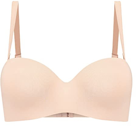 Bye Bra Damen Bügel-BH Strapless Bra - Beige - Größe S
