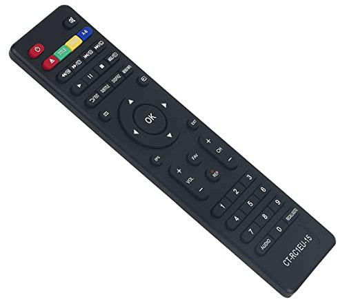 CT-RC1EU-15 - Telecomando di ricambio VINABTY-adatto per telecomando KENNEX POLAROID UNITED Toshiba SENCOR SLE19F55M4 SLE22F55M4 SLE40F55M4 LED32X15 42F1633DG SLE24F55M4