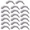 Stickerei-Patch 20 Stück lustige Wimpern-Applikation zum Aufbügeln oder Aufnähen dekorativer Reparaturflicken für Kleidung Hut Tasche DIY-Zubehör