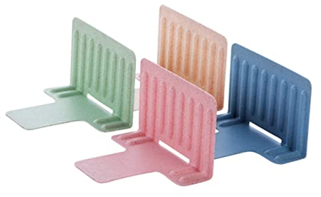 EXCEART 8pcs Freezer Compartment Board Pp Drawer Dividers for Cabinet Food Dividers Organizer for Pantry Storage and Kitchen Organization Random Color