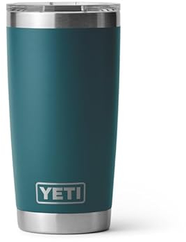 YETI Rambler Tumbler, Vaccum Insulated Stainless Steel Tumbler with Magslider Lid, Agave Teal, 20 oz (591 ml)
