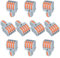 Innfeeltech 10 pezzi di morsetto di connessione, morsetto di connessione da 1 a 4 uscite, con leva, morsetto per cavi con conduttore da 0,2-4 mm² Per progetti fai da te