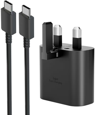 for Samsung Charger, Fast Charger 25W Plug and 6ft Cable USB C to C, Compatible with Samsung Galaxy S24 S23 Ultra S22 S21fe S20 A33 A53 A54 A14 A13 Z Flip/Fold 4