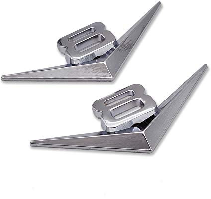 2 x Chrom-Metall-V8-Logo-Emblem, Premium-3D-V-8-Motorabzeichen, Auto-Aufkleber