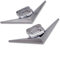 2 x Chrom-Metall-V8-Logo-Emblem, Premium-3D-V-8-Motorabzeichen, Auto-Aufkleber