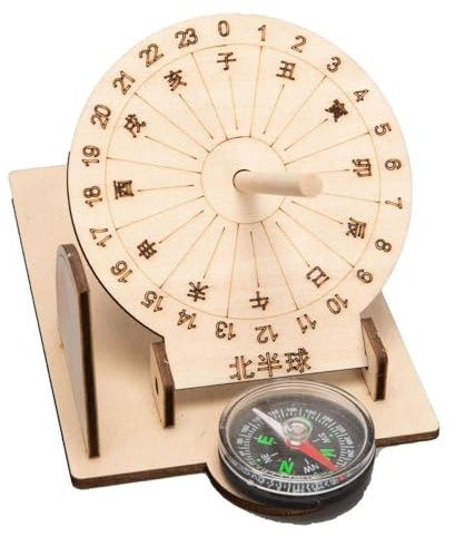 -Sonnenuhr, Antike Zeitschaltuhren, Sonnenuhr-Technologie, Produktionsspielzeug,Interaktives Lernspielzeug Zum Praktischen Lernen | Antike Timer, Pädagogische Lernuhr Für Geburtstag, Weihnachten,