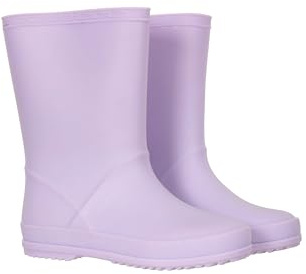 Mountain Warehouse Plain Kids Waterproof Wellies | Boys & Girls Wellington Rain Boots with Deep Lug Grip, Comfy Soft Lining, Easy clean PVC, For Walking, Puddle Jumping, School